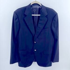 Ermenegildo Zegna wool two button double vent sport coat blazer